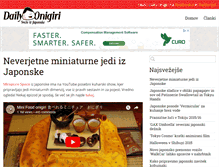 Tablet Screenshot of dailyonigiri.si